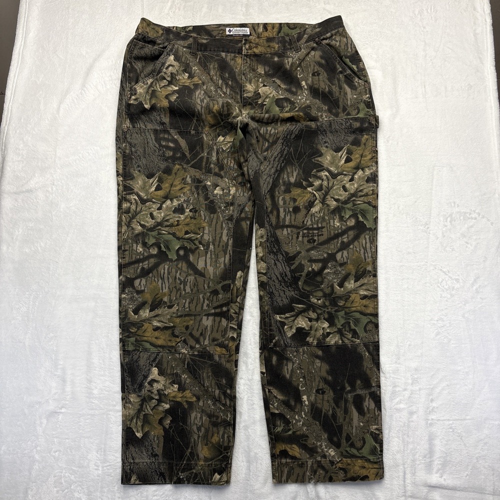 Columbia Sportswear Mossy Oak Break-Up Camo Hunting Pants Mens 44x34 Y2K VTG